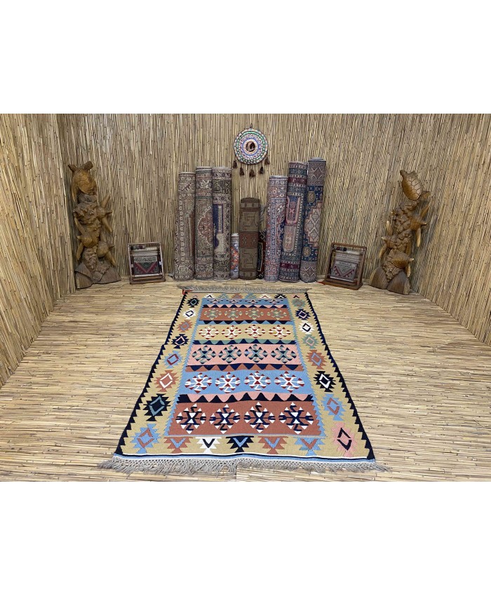 Handmade Turkish Kayseri Acrylic Original Kilim – FREE SHIPPING..!